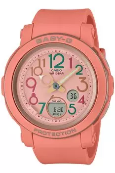 Часы Babygie терракотовые оранжевые [Casio] [] BGA-290PA-4AJF женские