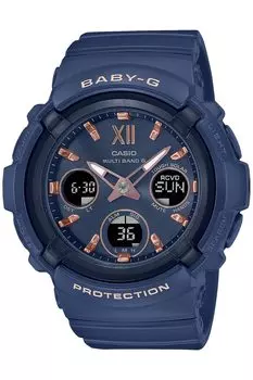 Часы Babygie Watch Radio Solar Blue [Casio] [] BGA-2800-2AJF женские тёмно-синий
