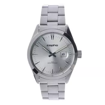 Часы BASIC TIME 42 Basic Time 42 Стальной пояс Серебряный кварц [COPHA] Мужские