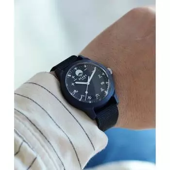 Часы Beams Japan Unisex Beams Japan Beams Japan Original Chinese Numeral Watch Blue navy/ONE SIZE