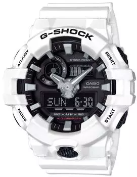 Часы белые [Casio] G-Shock [] GA-700-7AJF мужские белый