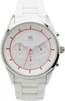 Часы белые [Nutid] N-1404P-C