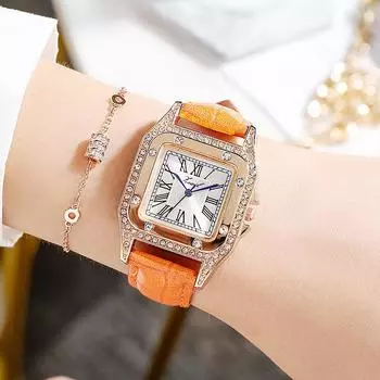 Часы Bendian 2024 Новые маленькие часы Sugar Cube Brand Niche Luxury Square женские часы Женские часы Производитель Spot