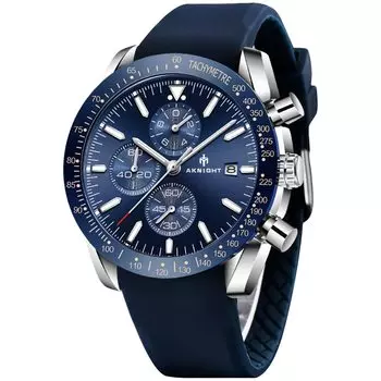 Часы BENYAR AKNIGHT, стильные часы, светящийся хронограф, фиксированный безель, аналоговый календарь, наручные часы, водонепроницаемые, японские кварцевые часы со стальным ремешком