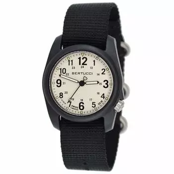 Часы Bertucci DX3 Field Military Watch 11039 черные мужские чёрный