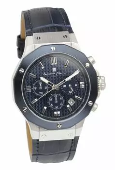 Часы Blue Chronograph 10 ATM Water Resistant Business Formal [Salvatore Mara] Мужские синий