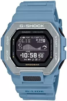 Часы Bluetooth, оснащенные биомассовым пластиком синего цвета [Casio] G-Shock [G-LIDE GBX-100-2AJF мужские синий