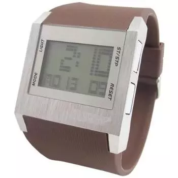 Часы Bouncer BOUNCER блочные квадратные цифровые часы 2934-BR