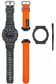 Часы BOX комплект с запасными частями Многоцветный [Casio] G-Shock [] GAE-2100WE-3AJR Мужские