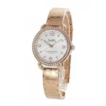 Часы-браслет Delancey Crystal Pink Gold 14502767 [Coach] женские [Товар]