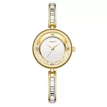 Часы-браслет, симпатичные аналоговые часы-браслет, стильные модные аксессуары, подарок на день рождения, годовщину, рождественский подарок, женские водонепроницаемые женские часы - День святого Валентина золотой