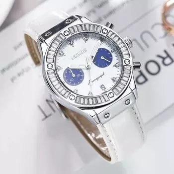 Часы бренда Moment beauty премиум-класса женские интернет-знаменитости женские часы водонепроницаемые светящиеся женские часы серый