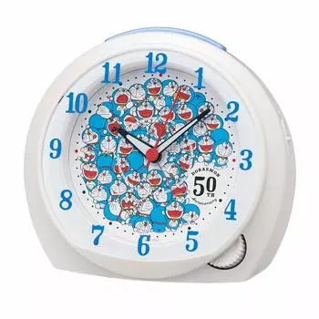 Часы-будильник Seiko Doraemon 50th Anniversary White Pearl 114 x 130 x 77 мм CQ803W