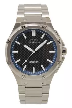 Часы Carbon Dial T6B80SB Silver [Technos] Мужские чёрный