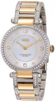 Часы CARY 14503833 Silver [Coach] Женские [Товар] белый