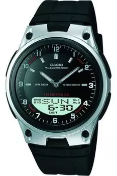 Часы CASIO аналоговые и цифровые AW-80-1A мужские