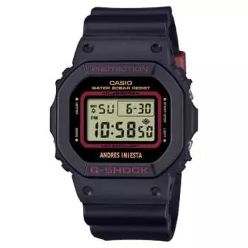 Часы CASIO Andres Iniesta Signature Model Limited Model Overseas Model G-SHOCK DW-5600AI-1 Мужские [Товар]