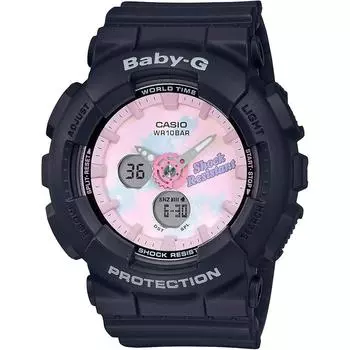 Часы Casio Baby-G Летний градационный циферблат BA-120T-1AJF Женские черные чёрный