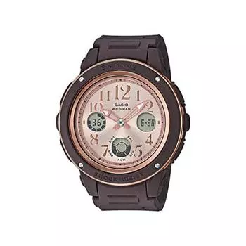 Часы CASIO Baby G женские аналоговые цифровые водонепроницаемые спортивные коричневые Baby-G Ana-Digi BGA-150PG-5B1 [Товар]