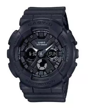 Часы Casio Babygie женские аналоговые цифровые водонепроницаемые спортивные черные Ana-Digi BA-130-1A [Товар]