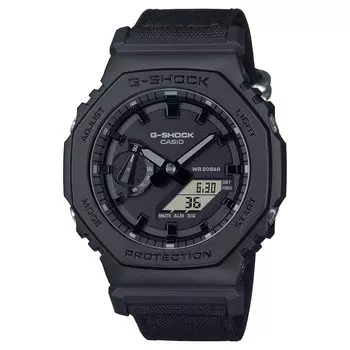 Часы Casio Carbon Modern G-Shock GA-2100BCE-1AER черные, черные, чёрный