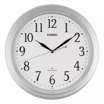 Часы Casio Casio Часы Radio Wave Silver Диаметр 32,4 см Аналоговые Iq 1005j 8jf