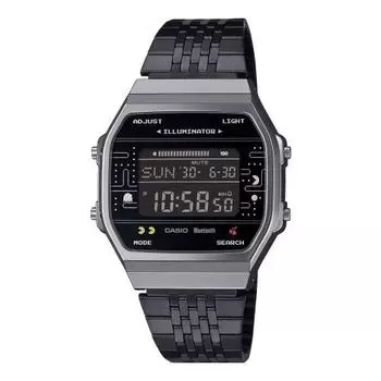 Часы Casio Casio Classic web limited PAC-MAN модель для совместной работы с Bluetooth ABL-100WEPC-1BJR мужские черные