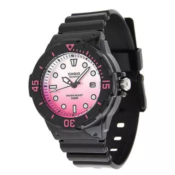 Часы CASIO Chipkashi цифровые черные розовые LRW-200H-4E [Товар]