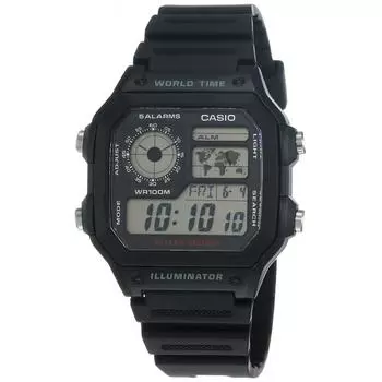 Часы CASIO цифровые AE-1200WH-1A мужские Overseas модель