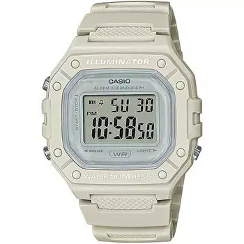 Часы Casio цифровые квадратные коричневые [Casio] мужские. W-218HC-8AVDF Пружина.