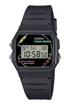 Часы Casio Classic Collaboration Model Biomass Plastic Black [Casio] [] PAC-MAN F-91WPC-1AJR Мужские