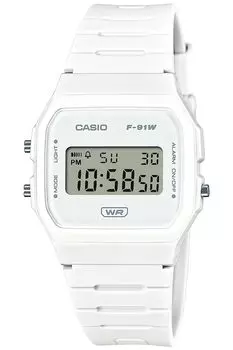 Часы Casio Classic Использует биопластик Белый [Casio] [] F-91WB-7AJF Мужские