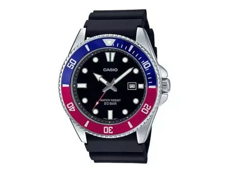 Часы CASIO Collection MDV-107-1A3JF Мужские аналоговые часы из черного металла Дата модели НОВИНКА