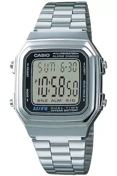 Часы Casio Collection Silver [Casio] A178WA-1AJH Мужские