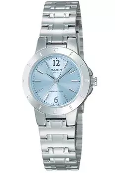 Часы Casio Collection Silver [Casio] LTP-1177A-2AJH женские бледно-синий