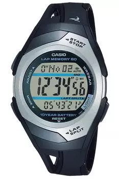 Часы Casio Collection Sports Wrap Split Совместимые секундомеры Черные [Casio] STR-300CJ-1JH Мужские чёрный