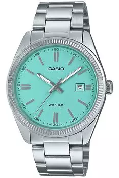 Часы Casio Collection Turquoise Blue [Casio] [] MTP-1302D-2A2JF Мужские бирюзовый синий