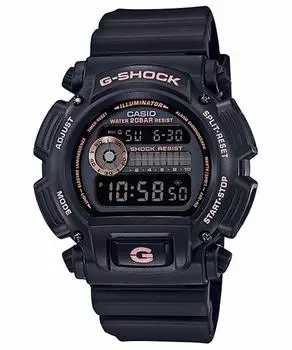 Часы Casio Digital, черные, уретановые, модель Overseas [G-Shock] G-SHOCK мужские DW-9052GBX-1A4 [Товар]