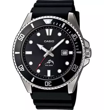 Часы CASIO Diver Watch Series Overseas Model x Silver [Casio] MDV-106 мужские (Черный МДВ-106-1АВ) [Элемент]