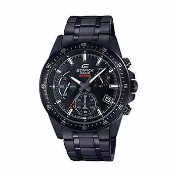 Часы CASIO Edifice хронограф аналоговый водонепроницаемый черный EFV-540DC-1A мужские [Товар]