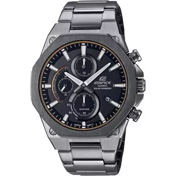 Часы Casio Edifice Solar EFS-S570YDC-1AJF мужские коричневые темно-серого