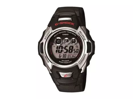 Часы CASIO G-SHOCK 6 радиостанций по всему миру на солнечных батареях GW-M500A-1 Мужские НОВЫЕ