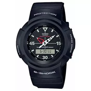 Часы CASIO G-SHOCK AW-500E-1EJF мужские черные аналоговые цифровые кварцевые НОВИНКА