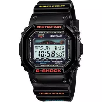 Часы Casio G-Shock G-LIDE Radio Solar GWX-5600-1JF мужские черные чёрный