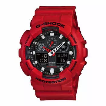 Часы Casio G-Shock [] GA-100B-4AJF мужские красные