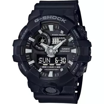 Часы Casio G-Shock GA-700-1BJF мужские черные чёрный
