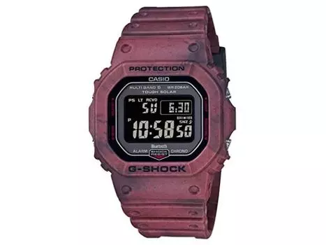 Часы CASIO G-SHOCK GW-B5600SL-4JF, оснащенные Bluetooth, с радио и солнечными батареями, мужские, красные, НОВЫЕ