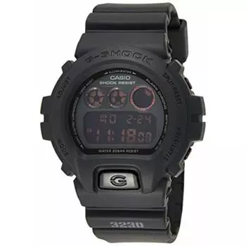 Часы CASIO G-SHOCK MAT BLACK RED EYE DW-6900MS-1DR Черный (G357) НОВИНКА из Японии