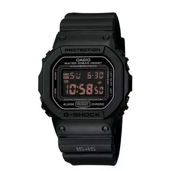 Часы CASIO G-Shock матово-черный с красным глазом DW5600MS-1