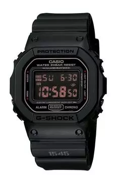 Часы CASIO G-Shock матово-черный с красным глазом DW5600MS-1 [Параллельный импорт]